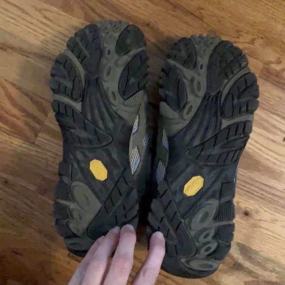 Merrell Moab Waterproof Hiking Shoe Boot, Dusty Olive, size 9.5 women’s -EUC - Picture 6 of 9